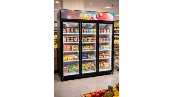 Réfrigérateur Vitrine Vertical ELACTRON LSC1230FS 1600 Litres – 3 Portes Vitrées Professionnel