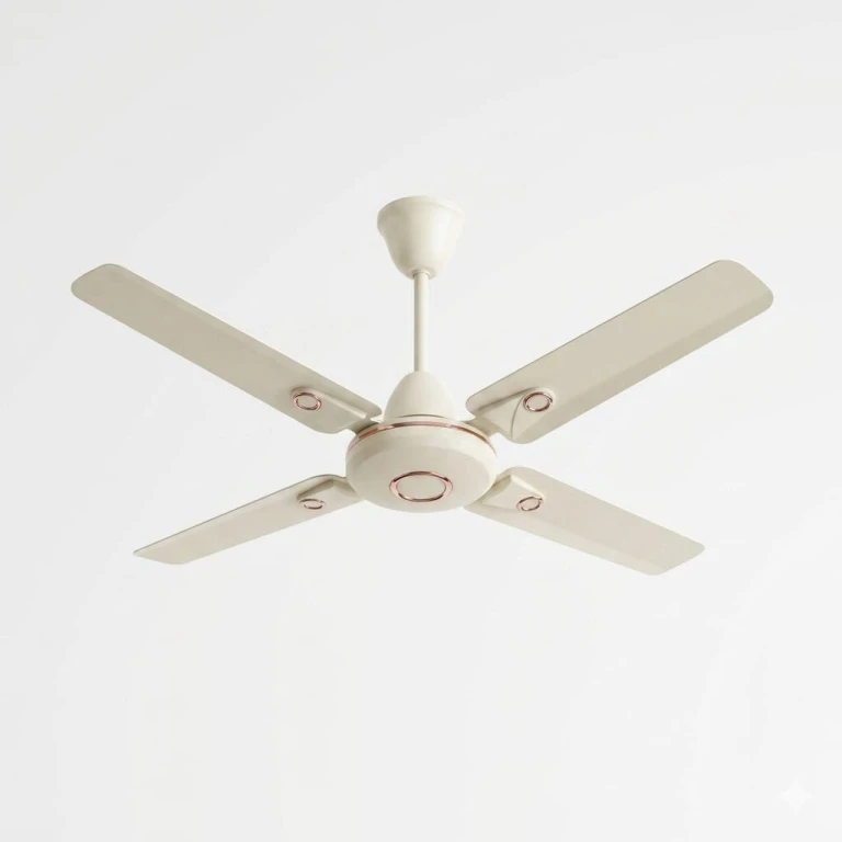 Ventilateur Plafonnier REGAL RX56DECO 56 Pouces Ivoire Beige