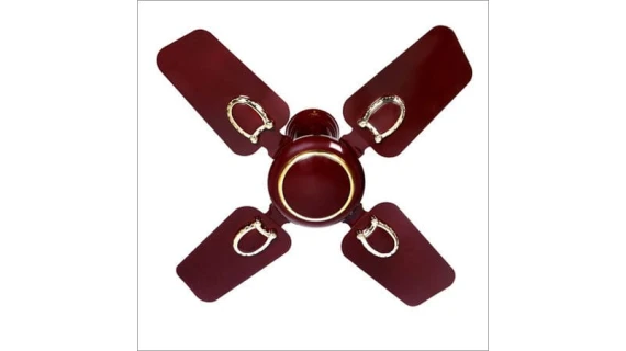 Ventilateur plafonnier REGAL RX24 marron avec 4 hélices