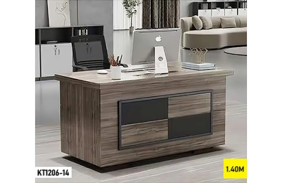 Table de Bureau KT1206-14 Marron 140 x 70 cm
