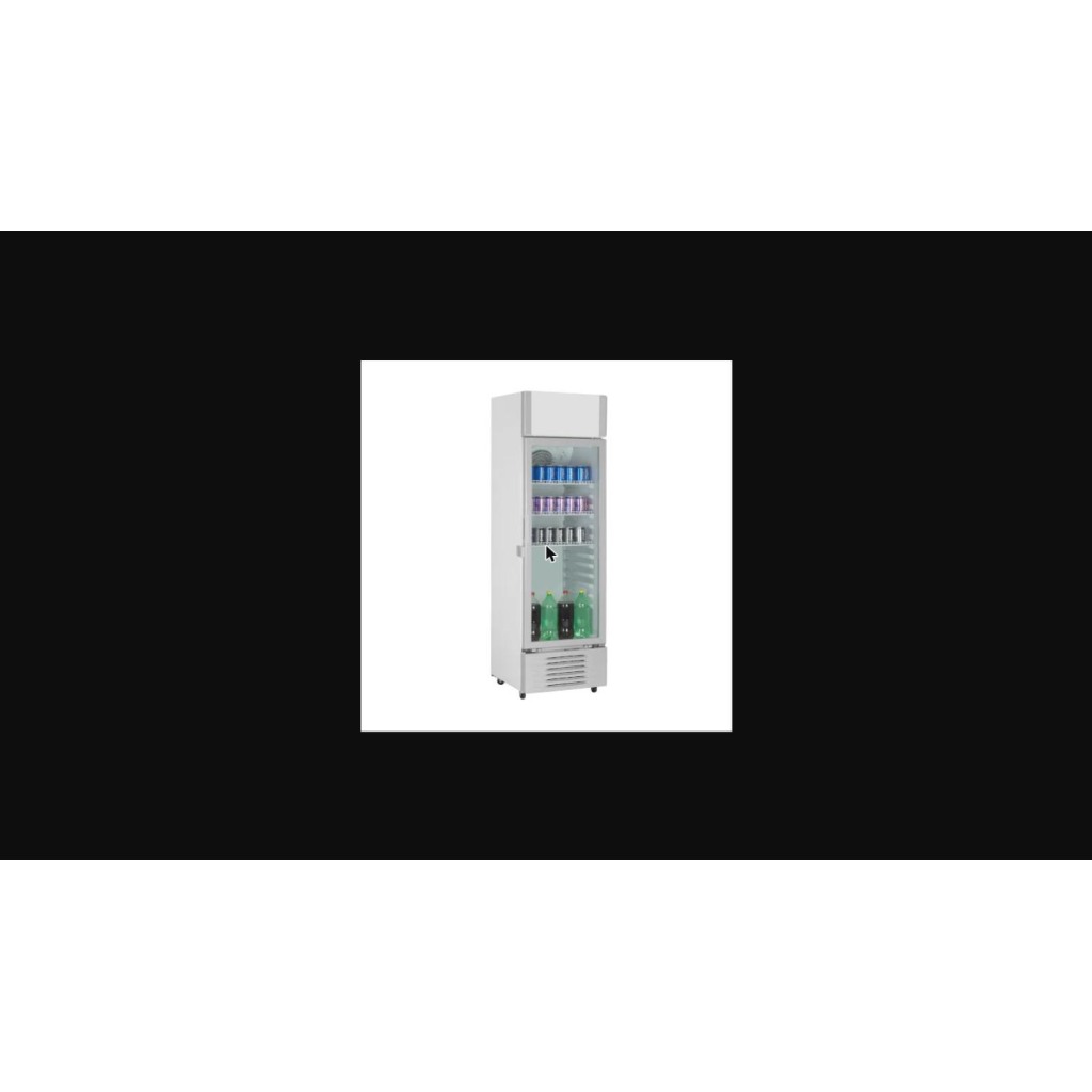 Réfrigérateur Vitrine Hisense FL30FC avec porte en double verre trempé et éclairage LED intégré