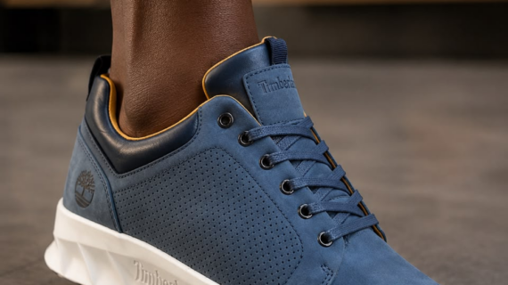 Mocassin Homme Noir Embossé Boucle Semelle Blanche