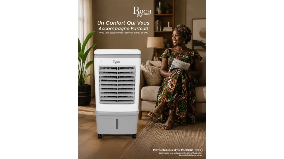 Ventilateur Roch Rafraîchisseur d'Air RC-30LR (30 L)