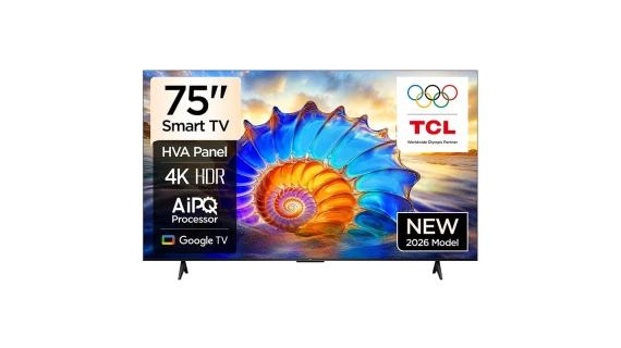 Téléviseur TCL 75" 4K avec Google TV et processeur AiPQ