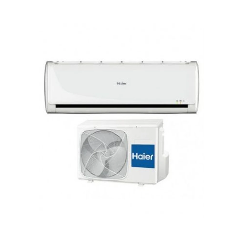Climatiseur Split Haier 18000 BTU A+++ avec design moderne et épuré, installé dans une pièce à Dakar