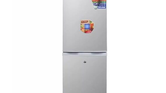 Réfrigérateur combiné Smart Technology STCB185H gris avec deux tiroirs