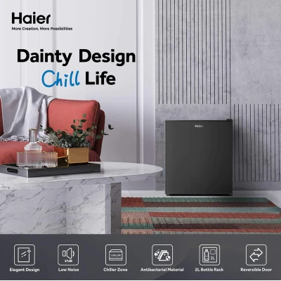 Réfrigérateur Haier mini bar noire frigo mini bar HR-68H – Image 4