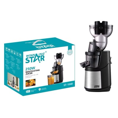 Extracteur de Jus WINNING STAR ST1000 Rouge 150W avec Éjection Automatique de la Pulpe