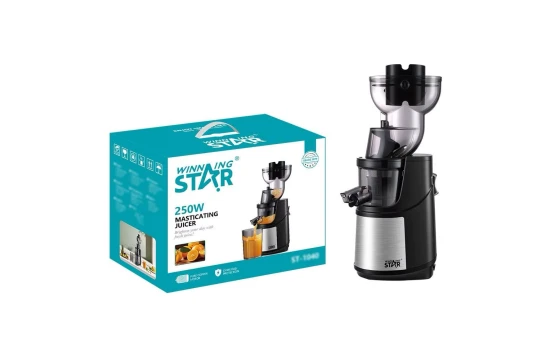 Extracteur de jus WINNING STAR ST1040 noir 150W avec éjection automatique de la pulpe