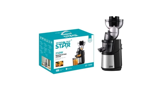 Extracteur de Jus WINNING STAR ST1000 Rouge 150W avec Éjection Automatique de la Pulpe