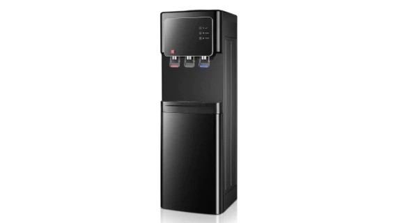 Fontaine à eau Hisense 3 robinets noire avec eau froide, chaude et température ambiante