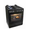 Cuisinière Enduro AFS6022EEBIT Mixte Gaz/Élec 60x60 cm, noir, avec table de cuisson mixte et four électrique intégré