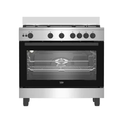 Cuisinière Gaz Beko BGGR11125GX Inox 90cm 5 Feux – Image 2