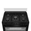Cuisinière gaz Beko BGGR11225GB de 90cm avec 5 feux et four grande capacité