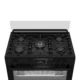 Cuisinière gaz Beko BGGR11225GB de 90cm avec 5 feux et four grande capacité
