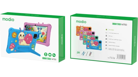 Tablette enfant Modio Kids Tab M750 7 pouces avec coque de protection anti-choc