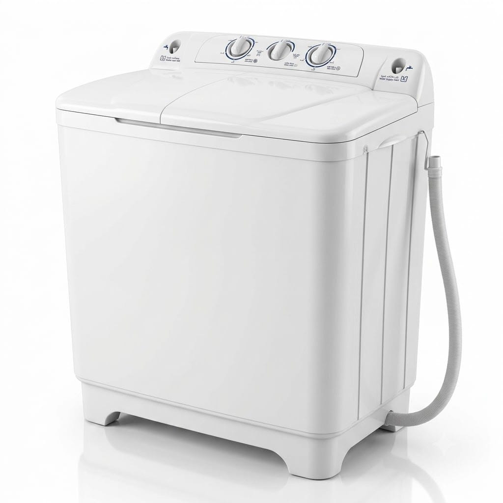 Machine à laver SILTAL 10kg semi-automatique avec double cuve robuste