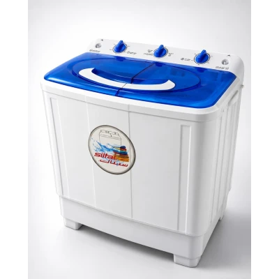 Machine à laver SILTAL 7kg semi-automatique bleu et blanc